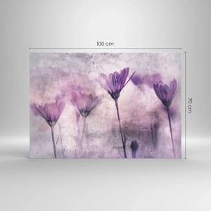 Glass picture - Dream of Flowers - 100x70 cm