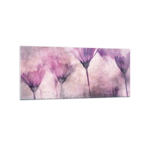 Glass picture - Dream of Flowers - 120x50 cm