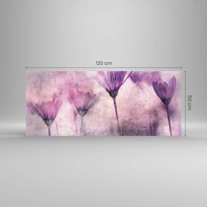 Glass picture - Dream of Flowers - 120x50 cm