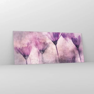 Glass picture - Dream of Flowers - 120x50 cm