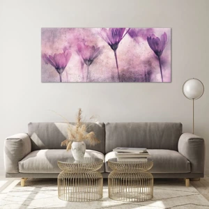 Glass picture - Dream of Flowers - 120x50 cm