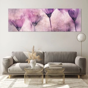 Glass picture - Dream of Flowers - 160x50 cm