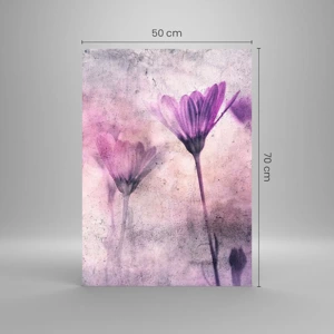 Glass picture - Dream of Flowers - 50x70 cm