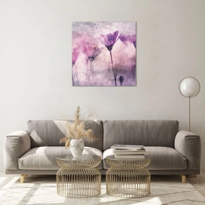 Glass picture - Dream of Flowers - 60x60 cm