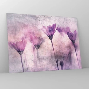 Glass picture - Dream of Flowers - 70x50 cm