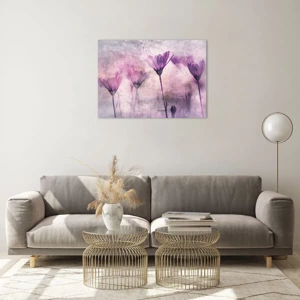 Glass picture - Dream of Flowers - 70x50 cm