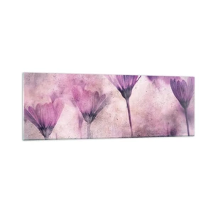 Glass picture - Dream of Flowers - 90x30 cm