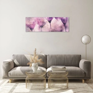 Glass picture - Dream of Flowers - 90x30 cm