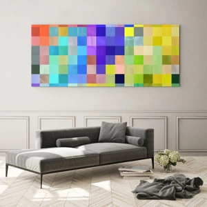 Glass picture - Each Different, All Equal - 100x40 cm