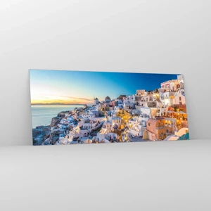 Glass picture - Essence of Greekness - 120x50 cm