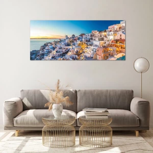 Glass picture - Essence of Greekness - 120x50 cm