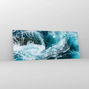 Glass picture - Gate to the Earth's Interior - 100x40 cm