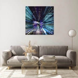 Glass picture - Going to Outer Space - 70x70 cm