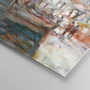 Glass picture - Holidays in Pastel - 100x40 cm