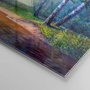 Glass picture - Idyllic Scenery - 120x50 cm