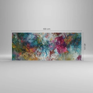 Glass picture - In Full Bloom - 100x40 cm