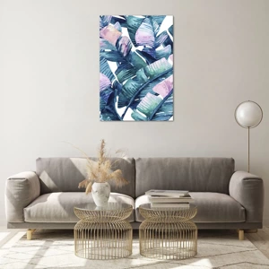 Glass picture - In a Banana Grove - 70x100 cm