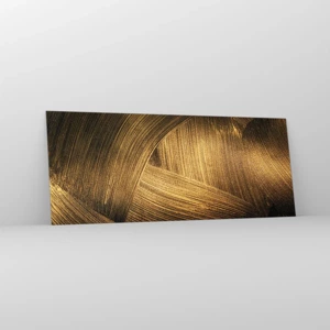 Glass picture - In a Golden Labirynth - 100x40 cm