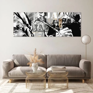 Glass picture - In the Rhythm of New York - 140x50 cm