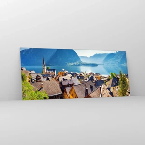 Glass picture - It Couldn't be More Picturesque - 120x50 cm