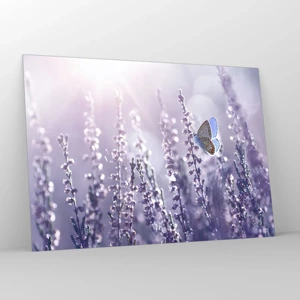 Glass picture - Kiss of a Butterfly - 100x70 cm