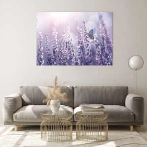 Glass picture - Kiss of a Butterfly - 100x70 cm