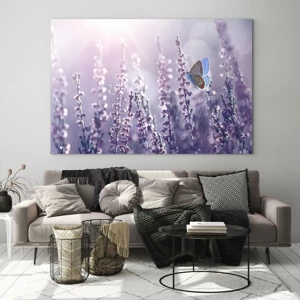 Glass picture - Kiss of a Butterfly - 100x70 cm