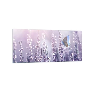 Glass picture - Kiss of a Butterfly - 120x50 cm