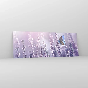 Glass picture - Kiss of a Butterfly - 140x50 cm