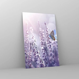 Glass picture - Kiss of a Butterfly - 80x120 cm