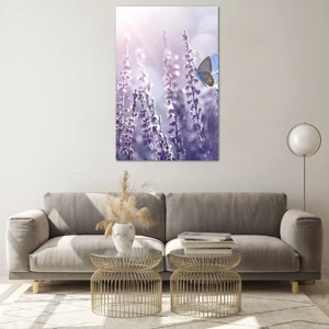 Glass picture - Kiss of a Butterfly - 80x120 cm