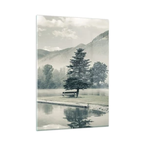 Glass picture - Lake Is Still Asleep - 50x70 cm