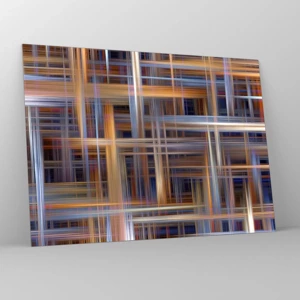 Glass picture - Light Woven - 70x50 cm