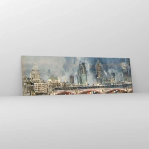 Glass picture - London in Its Beauty - 160x50 cm