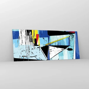 Glass picture - Looking at the World at an Angle - 120x50 cm