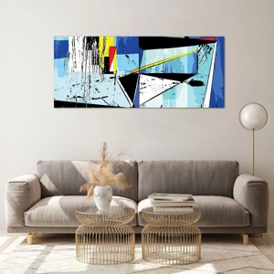 Glass picture - Looking at the World at an Angle - 120x50 cm