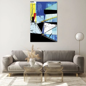 Glass picture - Looking at the World at an Angle - 80x120 cm