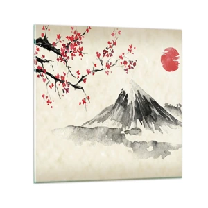 Glass picture - Love Japan - 50x50 cm