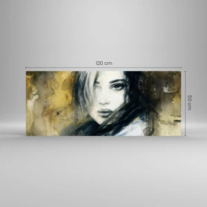 Glass picture - More Innocent or Sensual? - 120x50 cm