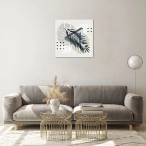 Glass picture - Nature and Geometry - Two Orders? - 50x50 cm