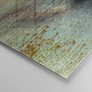 Glass picture - Non-accidental Colourful Composition - 120x50 cm