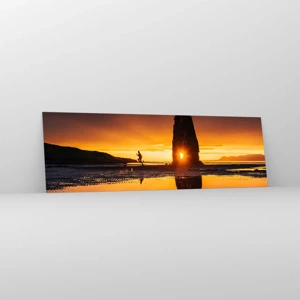 Glass picture - Only You and Nature - 160x50 cm