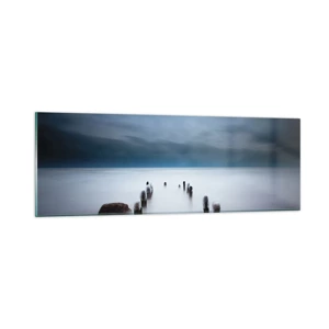 Glass picture - Pensive Lake - 90x30 cm