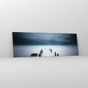 Glass picture - Pensive Lake - 90x30 cm