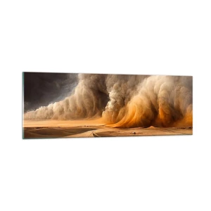 Glass picture - Rage of the Desert - 90x30 cm