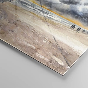 Glass picture - Rest On the Shore - 100x40 cm