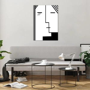 Glass picture - Simply a Kiss - 70x100 cm