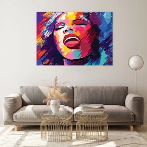 Glass picture - Sing Your Life Away - 100x70 cm