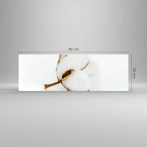 Glass picture - Soft By Nature - 90x30 cm