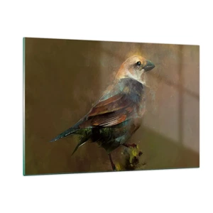 Glass picture - Sparrow, a Little Birdy - 120x80 cm